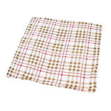 Teddy Bear and Plaid Cotton Muslin Newcastle Blanket - HoneyBug 