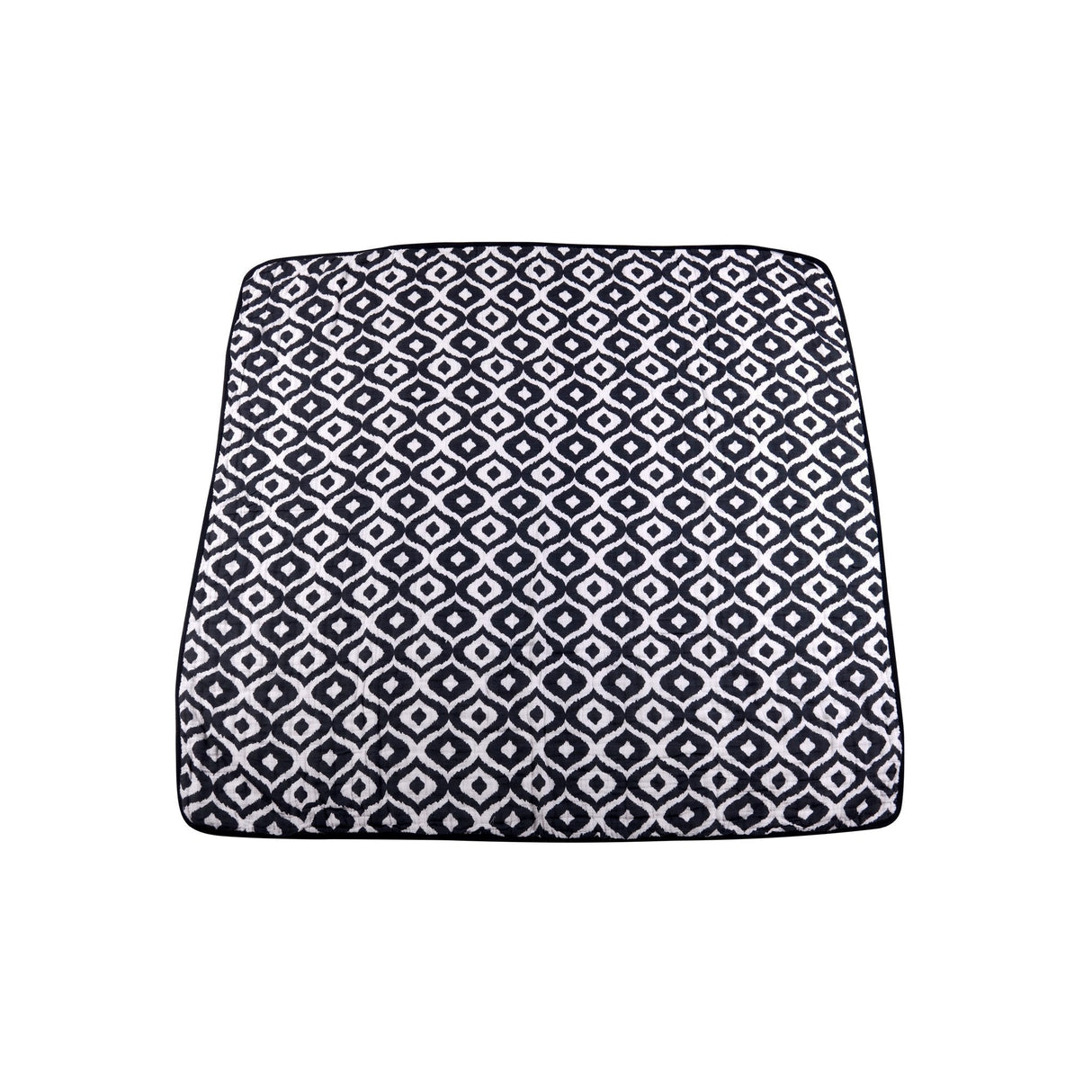 Morrocan Blue And Flower Child Cotton Muslin Newcastle Blanket - HoneyBug 