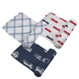 Things That Go Swaddle 3 Pack - HoneyBug 