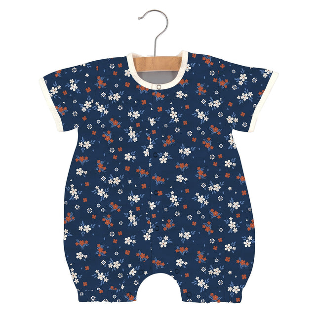 Serenity Floral Bamboo Newcastle Mini Romper - HoneyBug 