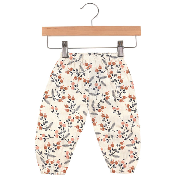 Dahlia Floral Bamboo Newcastle Mini Pants - HoneyBug 