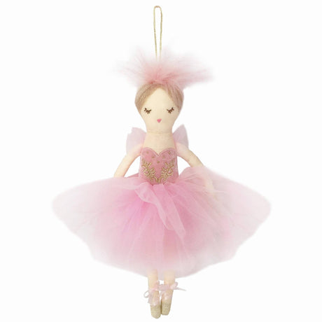 Nina Prima Ballerina Ornament - Pink - HoneyBug 