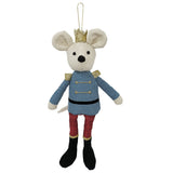 King Mouse Doll Ornament - HoneyBug 