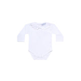 Nella Scallops Long Sleeve Onesie - HoneyBug 