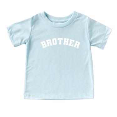 Brother Collegiate Tee - Blue - HoneyBug 