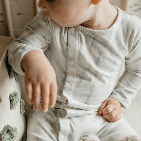 Tie-Dye Romper - Grey - HoneyBug 