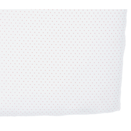 Crib Sheet - Pin Dot Light Pink - HoneyBug 