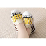 Baby First Walkers -  Yellow Strips - HoneyBug 