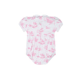 Pink Toile Baby Bubble - HoneyBug 