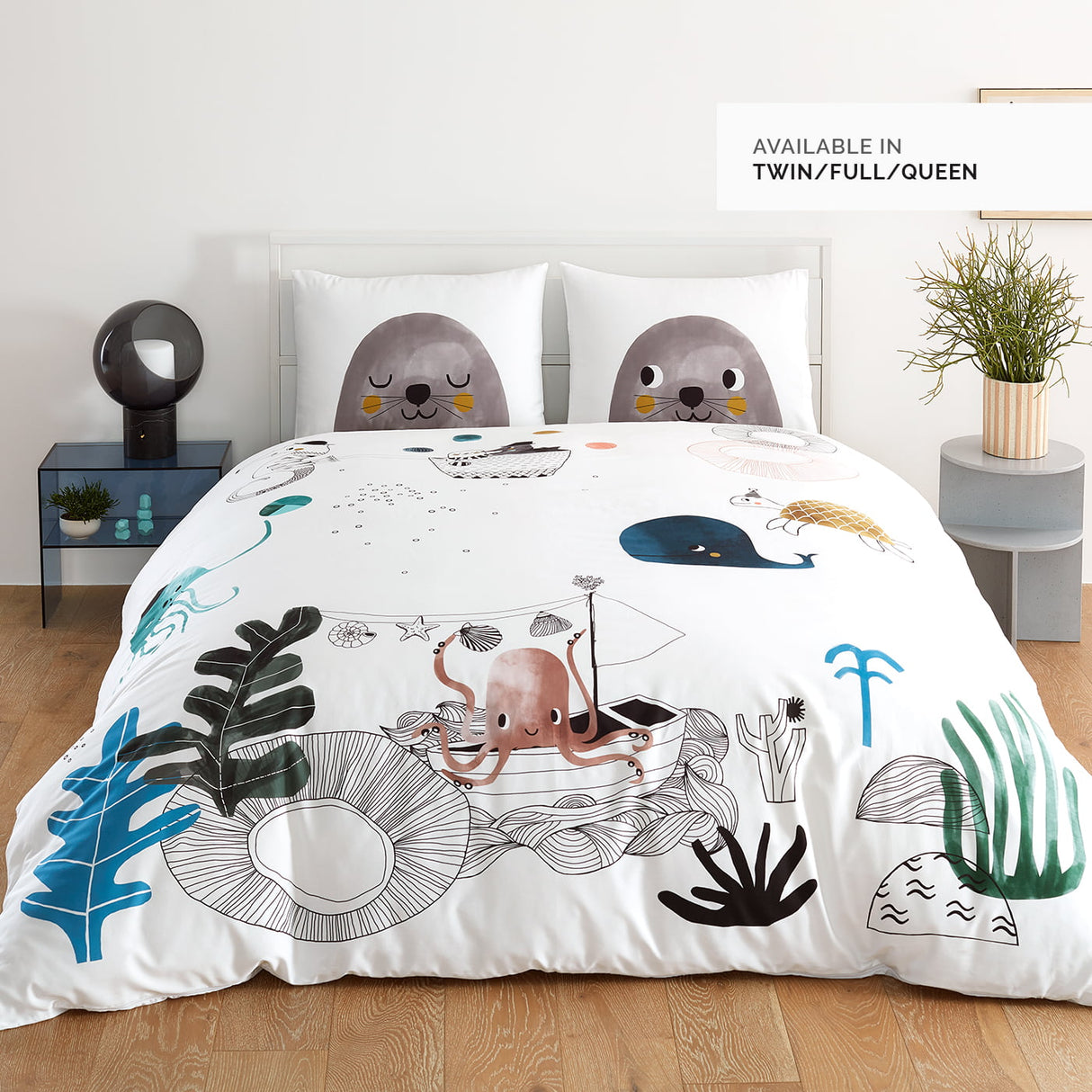 Underwater Love Duvet & Pillowcase Set - HoneyBug 