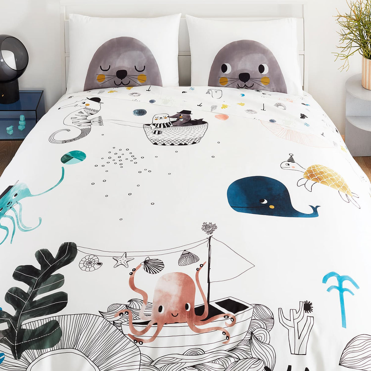 Underwater Love Duvet & Pillowcase Set - HoneyBug 