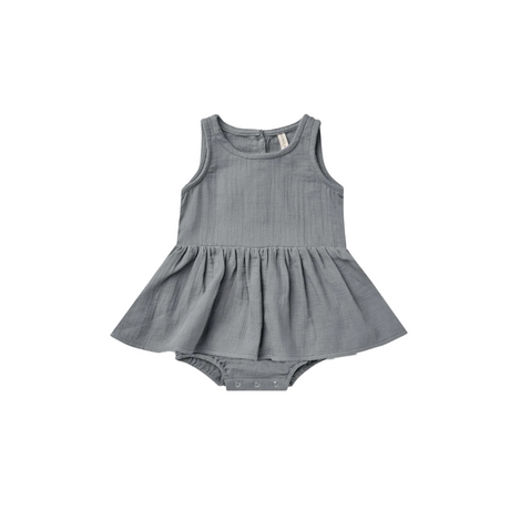 Skirted Tank Romper | Ocean - HoneyBug 