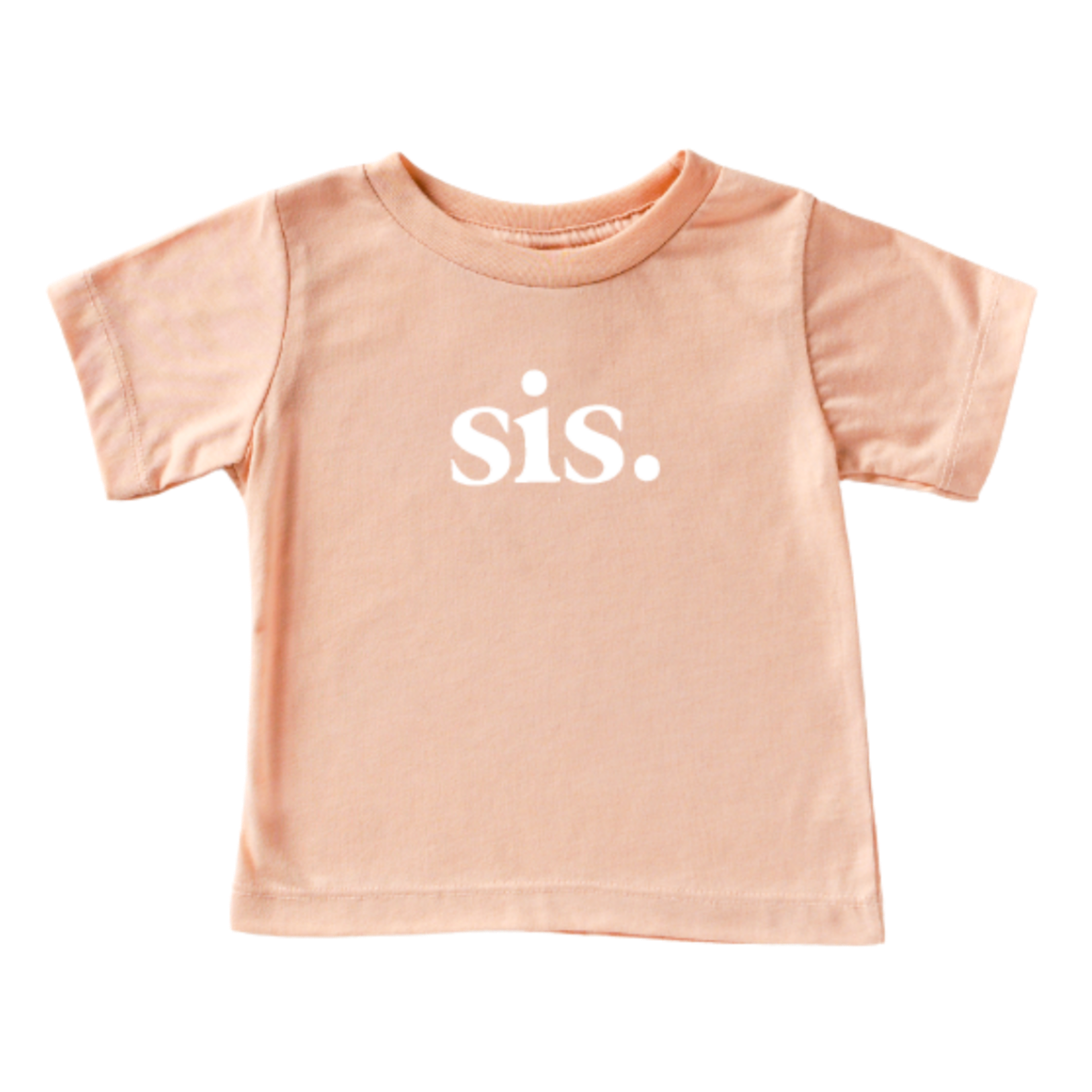 sis. Toddler Tee - Peach - HoneyBug 