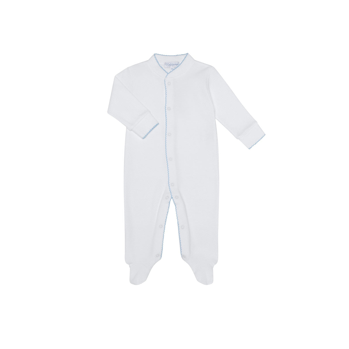 White Bubble Baby Footie - HoneyBug 