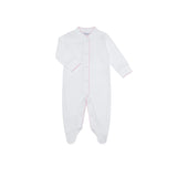 White Bubble Baby Footie - HoneyBug 