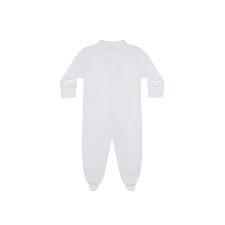 White Bubble Baby Footie - HoneyBug 