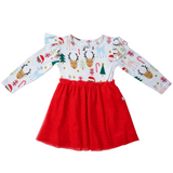 Santa and Friends Christmas Dress - HoneyBug 