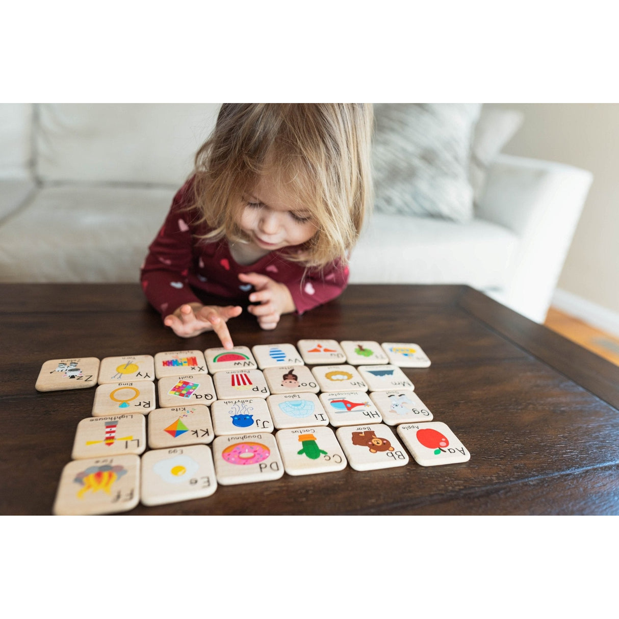 ABC Learning Tiles - HoneyBug 