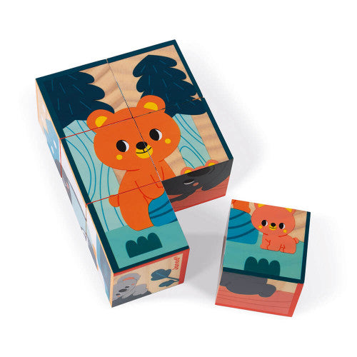 Animal Wooden Blocks - HoneyBug 