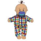 Wee Baby Fella Peach with Brown Hair by Manhattan Toy - HoneyBug 