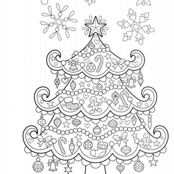 Coloring Book - Coloring Christmas - HoneyBug 