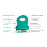 Busy Baby Bungee Bib & Utensil Set - HoneyBug 