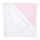 Bubble Hooded Towel - Pink - HoneyBug 