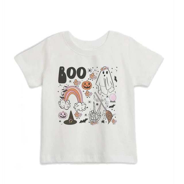 Boo Halloween Things - Kid's Tee - HoneyBug 