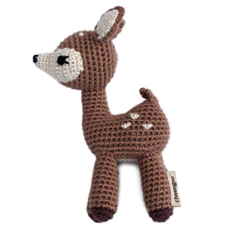 Fawn Crocheted Rattle - HoneyBug 