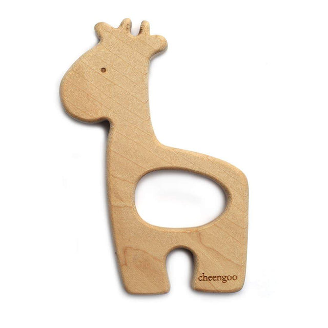 Giraffe Wooden Teether - HoneyBug 