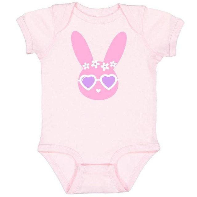 Bunny Babe Short Sleeve Bodysuit - HoneyBug 