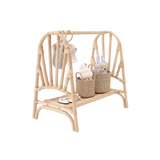 Kiara Mini Rattan Clothing Rack - HoneyBug 