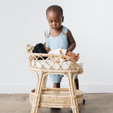 Aria Doll Rattan Changing Table - HoneyBug 