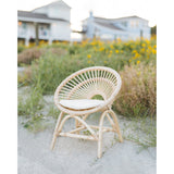 Rainbow Rattan Kids Chair - Natural - HoneyBug 