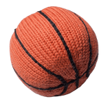 Organic Baby Rattle - Basketball - HoneyBug 