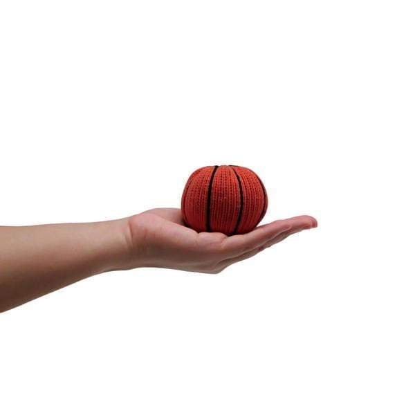 Organic Baby Rattle - Basketball - HoneyBug 