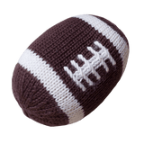 Organic Baby Rattle - Football - HoneyBug 