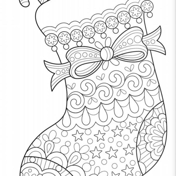 Coloring Book - Coloring Christmas - HoneyBug 