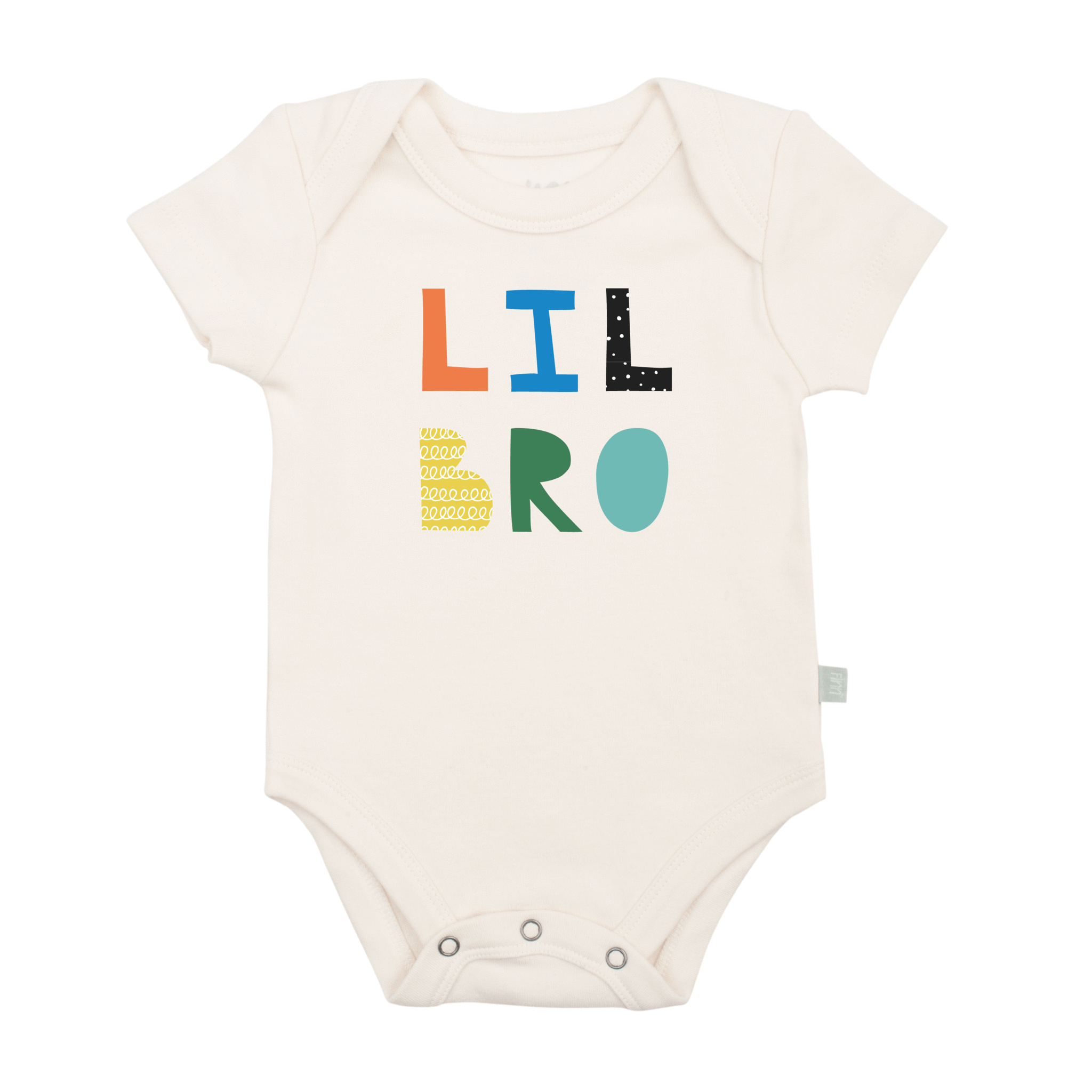 Lil Bro Short Sleeve Bodysuit - HoneyBug 