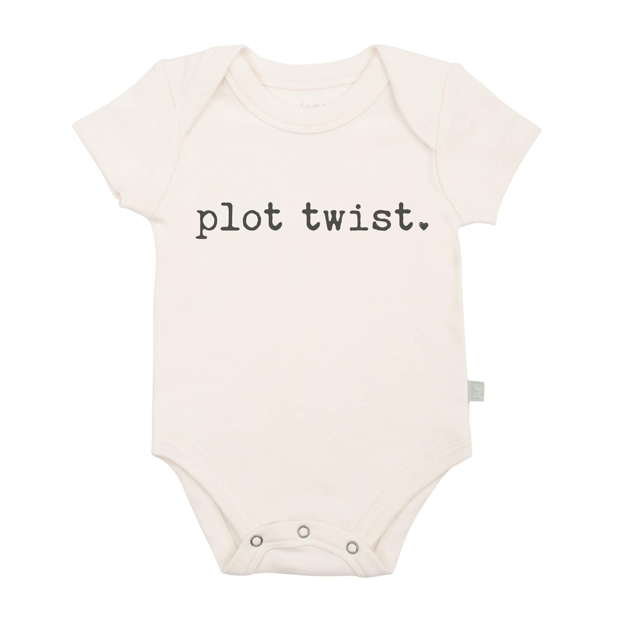 Plot Twist Short Sleeve Bodysuit - HoneyBug 