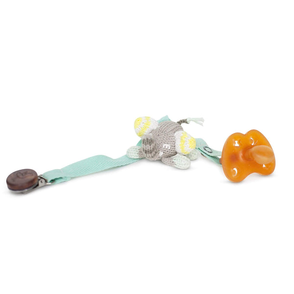 Pacifier Holder - Piper the Elephant - HoneyBug 