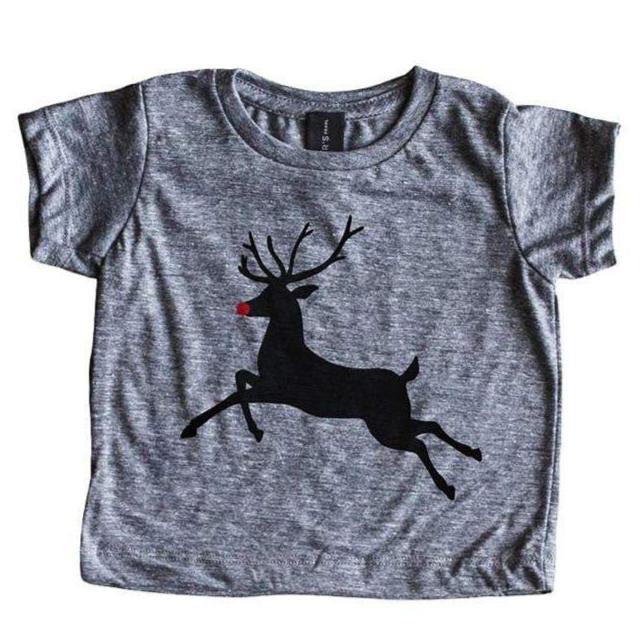 Rudolph The Reindeer Christmas Baby Tee - HoneyBug 