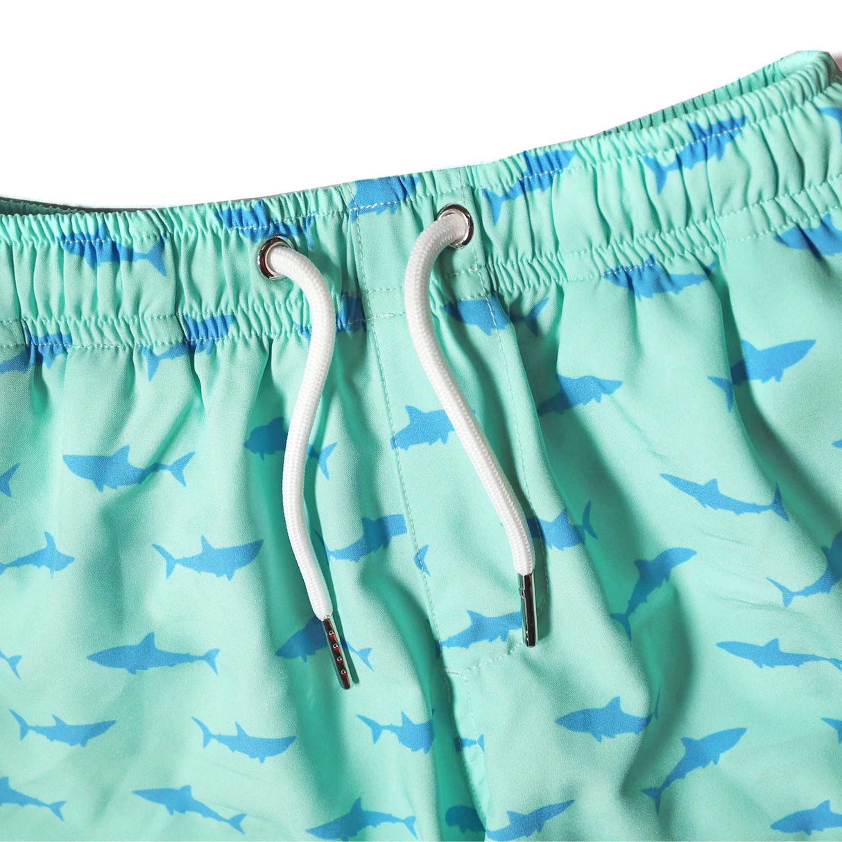 Great White - Kids Swim Trunks by Bermies - HoneyBug 