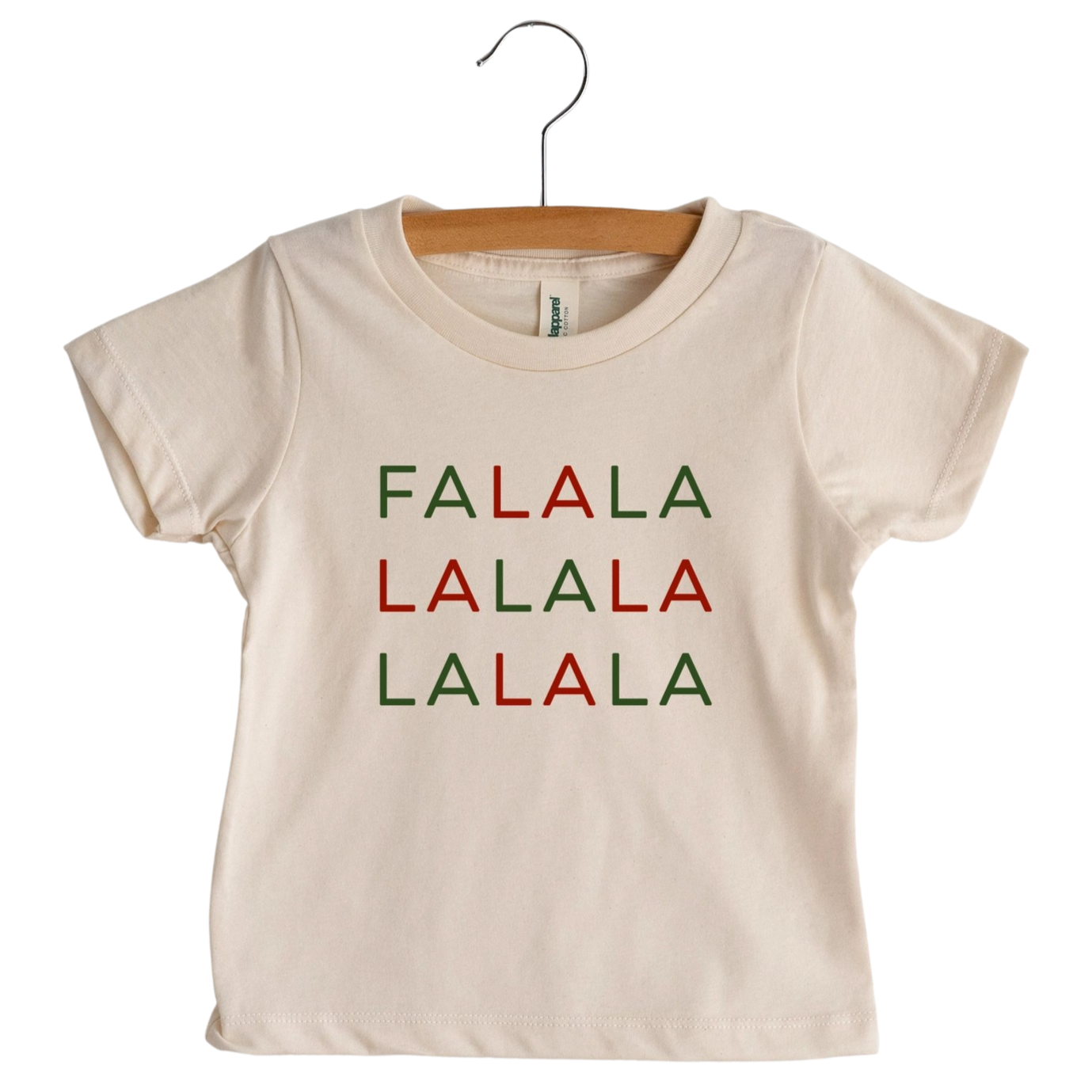 Fa La La La La Organic Baby and Kids Christmas Tee - HoneyBug 