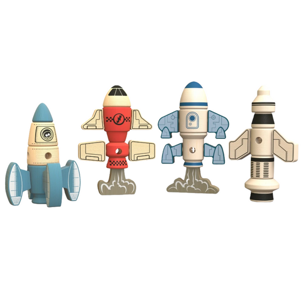 Tinker Totter Rockets - 31 Piece Character Playset - HoneyBug 