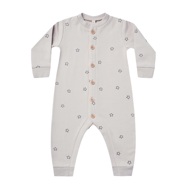 Fleece Jumpsuit - Stars - HoneyBug 