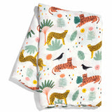 Crib Sheet and Swaddle Bundle - In The Jungle - HoneyBug 