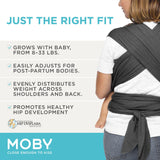 Moby Wrap Evolution - Black - HoneyBug 