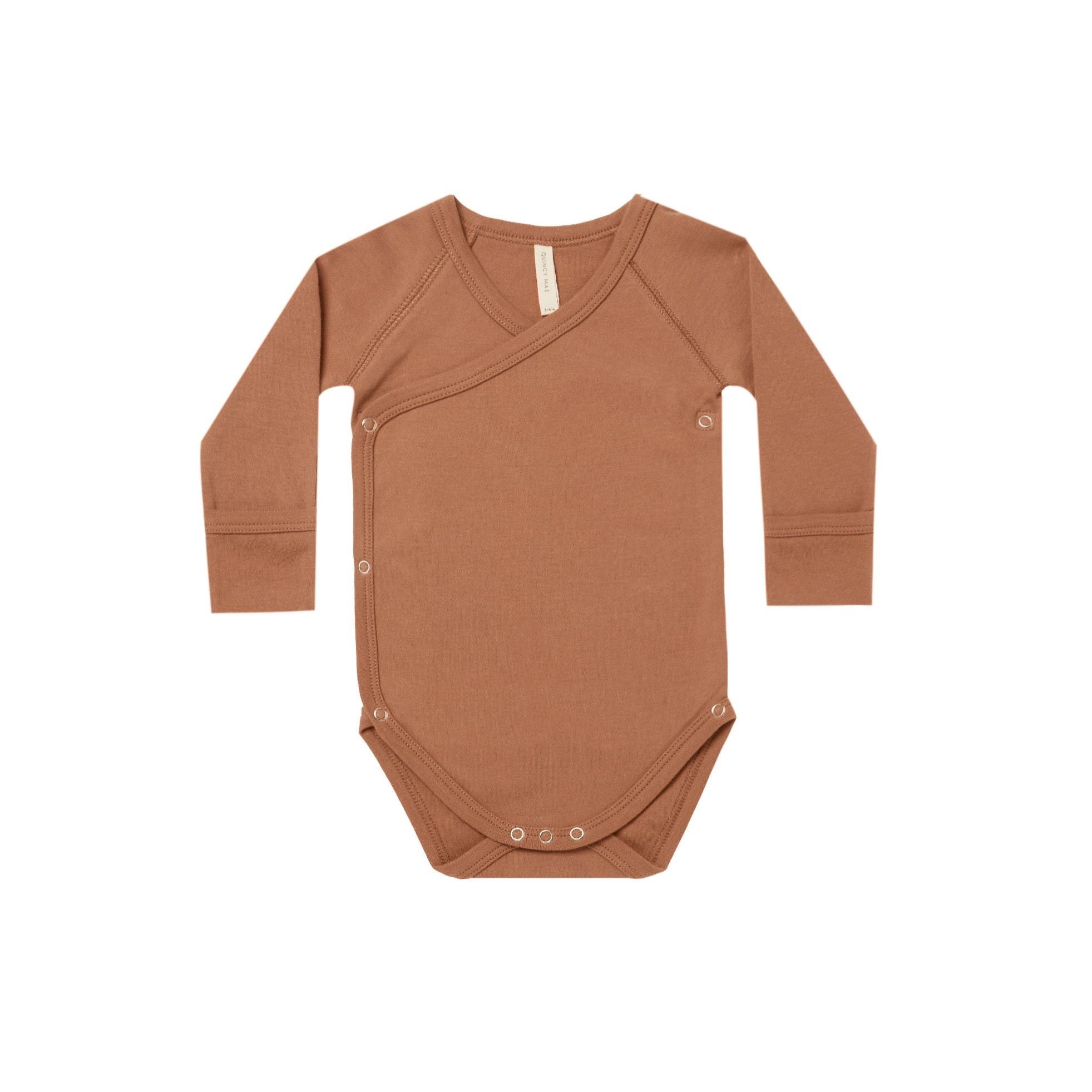 Side-Snap Bodysuit | Amber - HoneyBug 