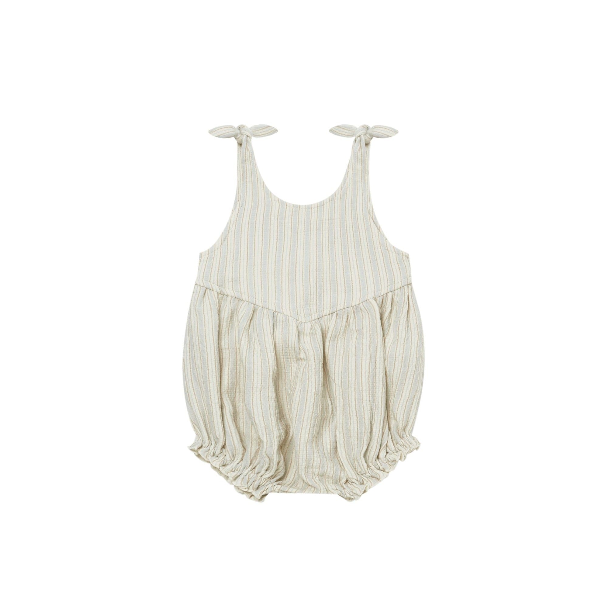 Janie Romper | Sky Stripe - HoneyBug 